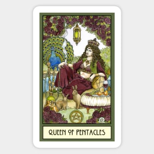 Queen of Pentacles, Card Sticker